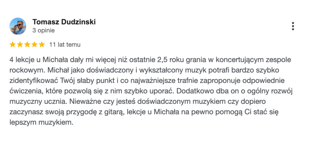 nauka gitary warszawa