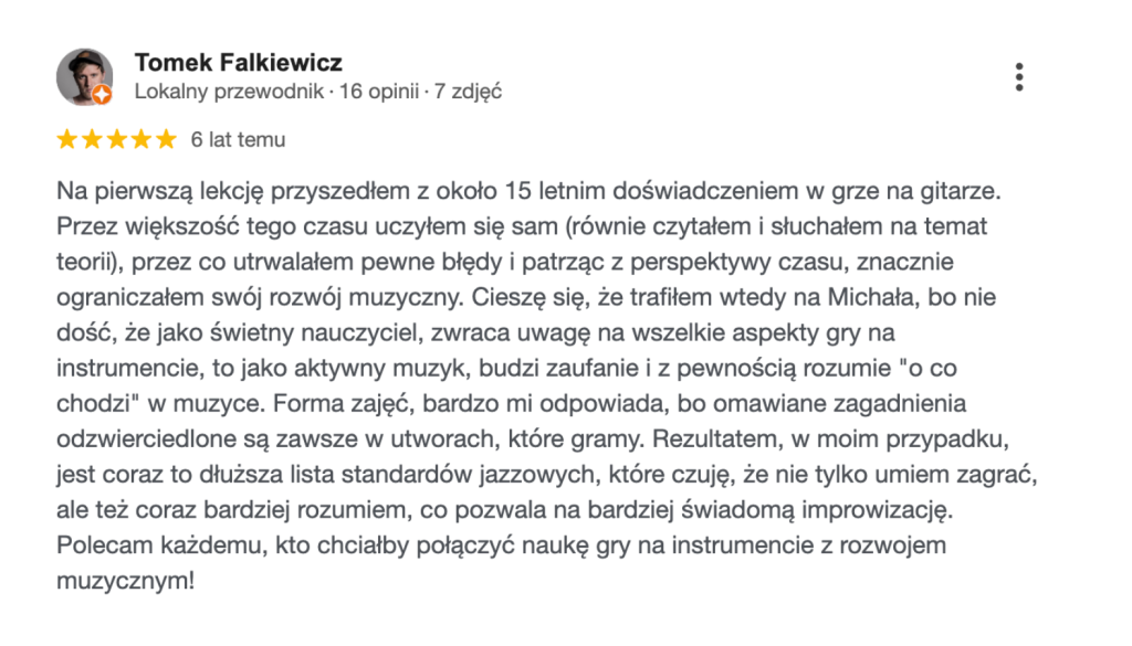 lekcje gitary online